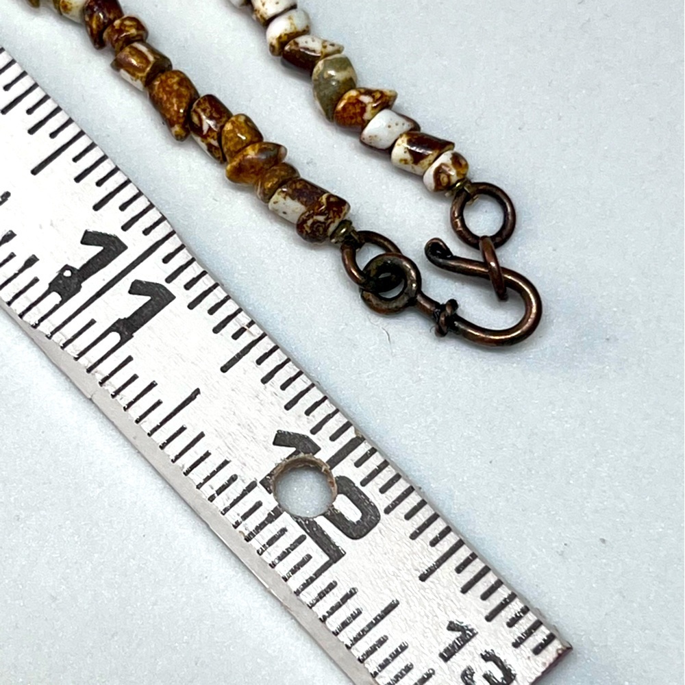 VTG Southwestern Stone Beaded Turquoise Necklace 24" - Picture 8 of 11